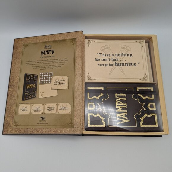 Buffy the Vampire Slayer Vampyr Stationery Set Insight Editions 2017 Unused - Picture 6 of 7